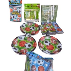 Sports Theme Birthday Party Lot New